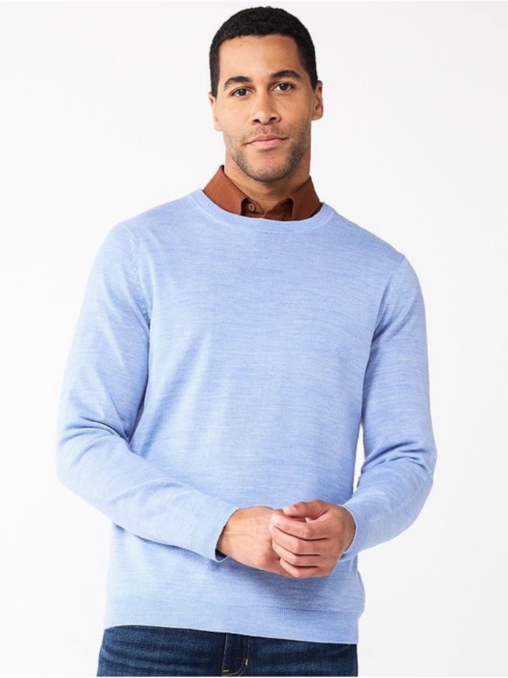 Apt. 9 Light Blue Crewneck Sweater